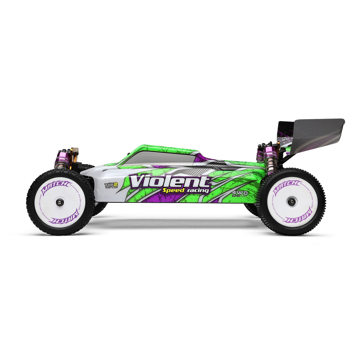 WLtoys 104002 Brushless 60km/h Metal Chassis 4WD Electric High Speed Remote Control Truggy Drift Car