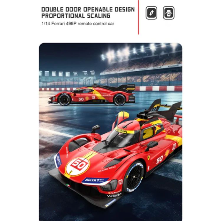 RASTAR 11KM/H 1:14 Ferrari 499P Remote Control Racing Car