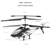 3.5 Channel Alloy Remote Control Helicopter with Light Display