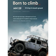 MN128 1:12 4WD Off Road Brushed RC Rock Crawler