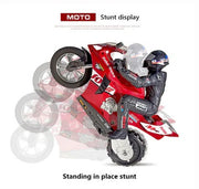 HC-802 20km/h Motorcycle Self Balancing 6-Axis Stunt Racing 360 Degree Drift Bike
