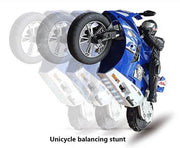 HC-802 20km/h Motorcycle Self Balancing 6-Axis Stunt Racing 360 Degree Drift Bike