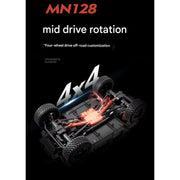 MN128 1:12 4WD Off-road Remote Control Jurassic Park Dinosaur Edition Jeep