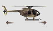 RC ERA C189 1:28 Fang MD500 Brushless Dual Simulation Model 6-Axis Gyro Remote Control Helicopter