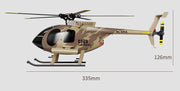 RC ERA C189 1:28 Fang MD500 Brushless Dual Simulation Model 6-Axis Gyro Remote Control Helicopter