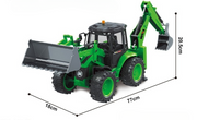 HUINA 1579 1:14 9CH RC Loader Excavator 2 in 1 Construction Vehicle