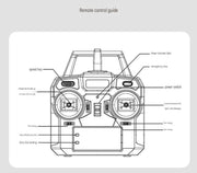 RC ERA C189 1:28 Fang MD500 Brushless Dual Simulation Model 6-Axis Gyro Remote Control Helicopter