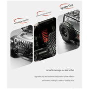 MN128 1:12 4WD Off Road Brushed RC Rock Crawler