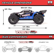 1/10 ARRMA VORTEKS 2WD Brushed Stadium Truck