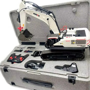 Huina 1594 1:14 RC Excavator 22CH 2.4GHz Alloy Metal Construction Vehicle with 4 Interchangeable Attachments
