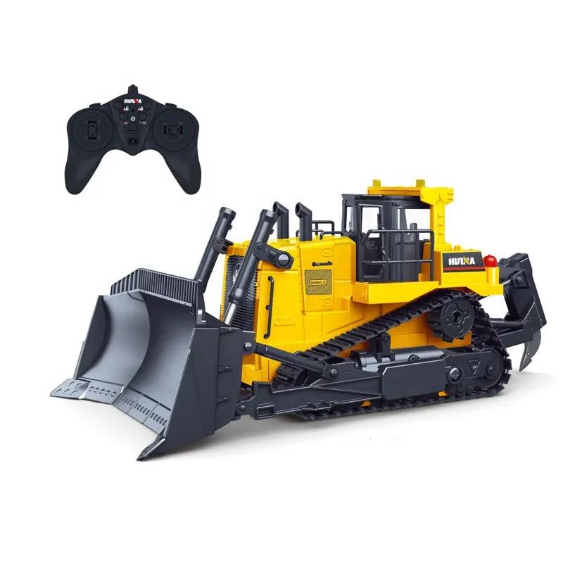 HUINA 1554 1:18 11CH Remote Control Heavy-Duty Bulldozer