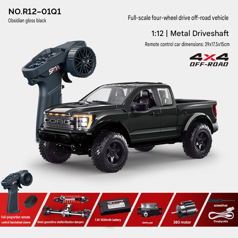 Little Demi R12-01Q 1:12 F150 4WD Off-Road RC Pickup Truck with LED Lights