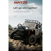 MN128 1:12 4WD Off-road Remote Control Jurassic Park Dinosaur Edition Jeep