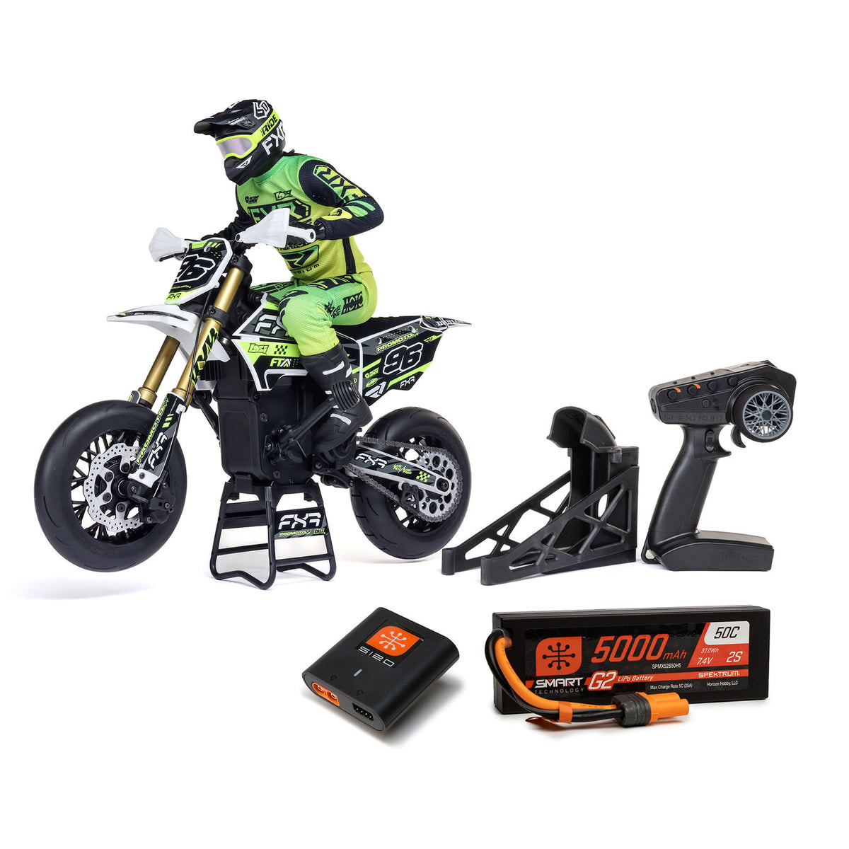1/4 Losi  ProMoto-SM FXR Supermoto Brushless RC Motorcycle