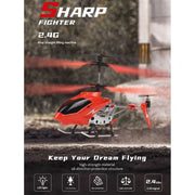 3.5 Channel Alloy Remote Control Helicopter with Light Display