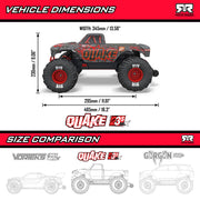 ARRMA 1/10 QUAKE RC Monster Trucks