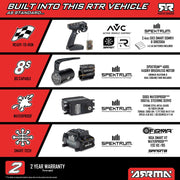 1/7 ARRMA LIMITLESS 8S AVC  RTR Brushless On-Road RC Car