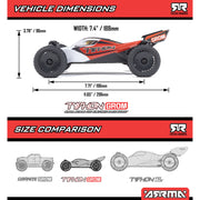 ARRMA 1:14 TYPHON GROM  RTR Brushed Buggy