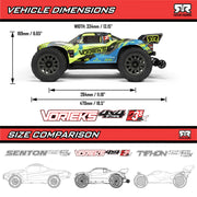 1/10 ARRMA VORTEKS 223S DSC  Brushless Stadium Truck