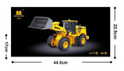 Huina 1552 1:16 11CH RC Loader Bulldozer Alloy Engineering Construction Truck with Lights