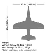 E-flite Habu STS 70mm EDF Jet
