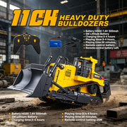 HUINA 1554 1:18 11CH Remote Control Heavy-Duty Bulldozer