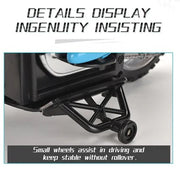 1/10 2.4GHz Electric Remote Control Spray Drift Racing Stunt Motorcycle with Lights