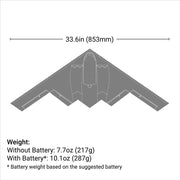 E-flite Micro B-2 Spirit of America Twin 30mm EDF BNF Basic