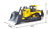 HUINA 1554 1:18 11CH Remote Control Heavy-Duty Bulldozer