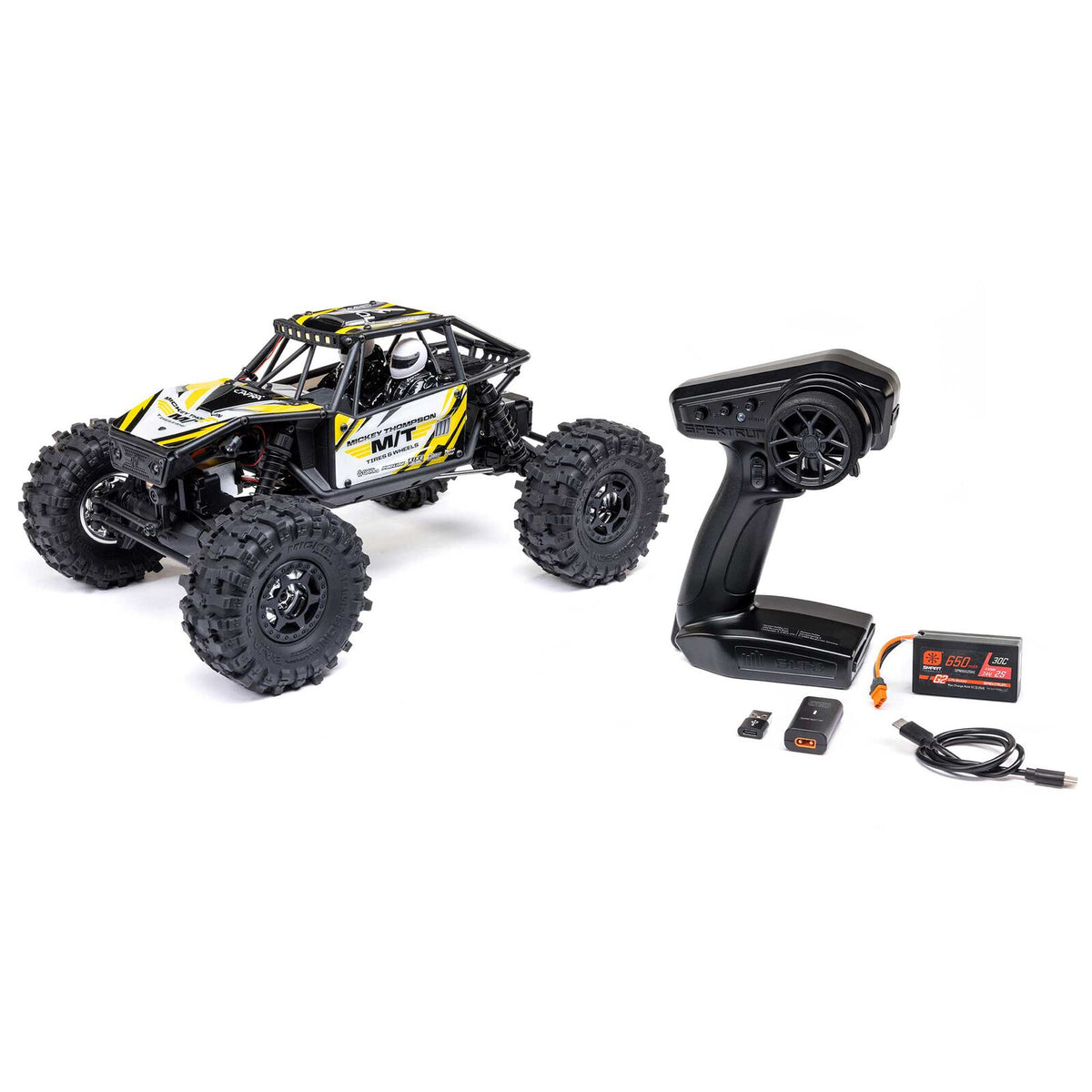 Axial 1/18 UTB18 Capra 4WS 4X4 RTR Brushed Rock Crawler