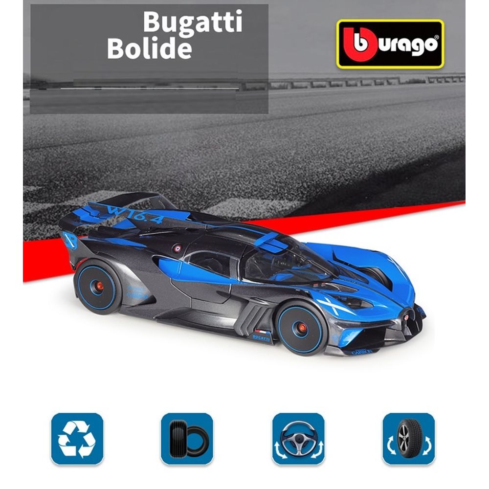 Bburago 1:18 Bugatti Bolide Diecast Model Car