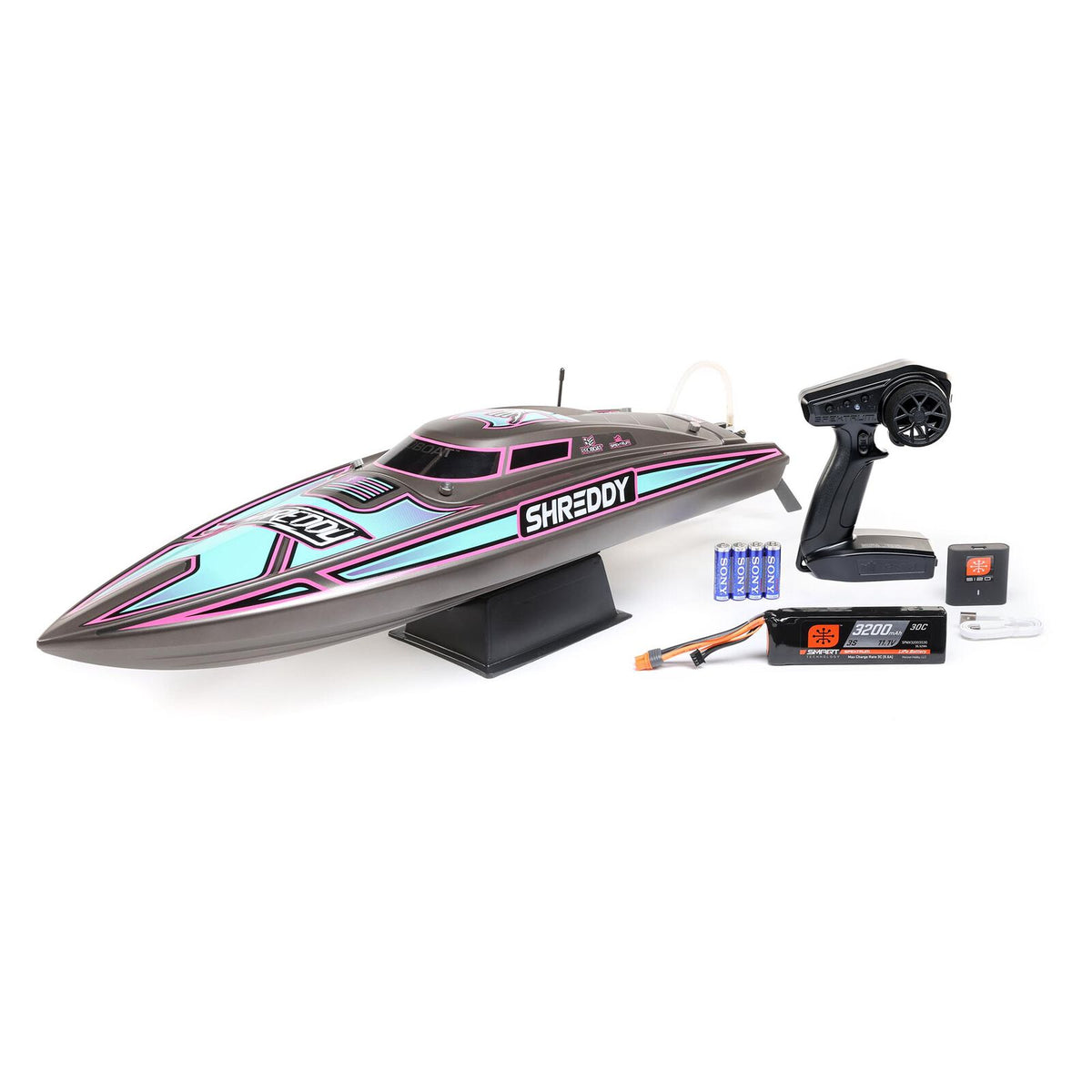 Recoil 2 V2 26" Self-Righting Brushless Deep-V RTR, Heat Wave Visual