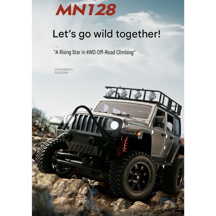 MN128 1:12 4WD Off Road Brushed RC Rock Crawler