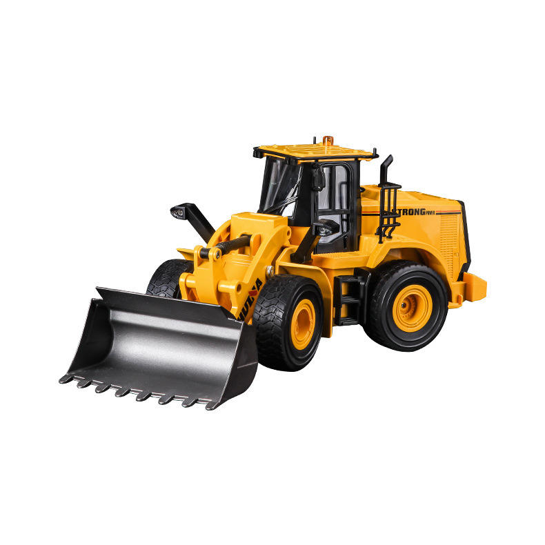 Huina 1552 1:16 11CH RC Loader Bulldozer Alloy Engineering Construction Truck with Lights