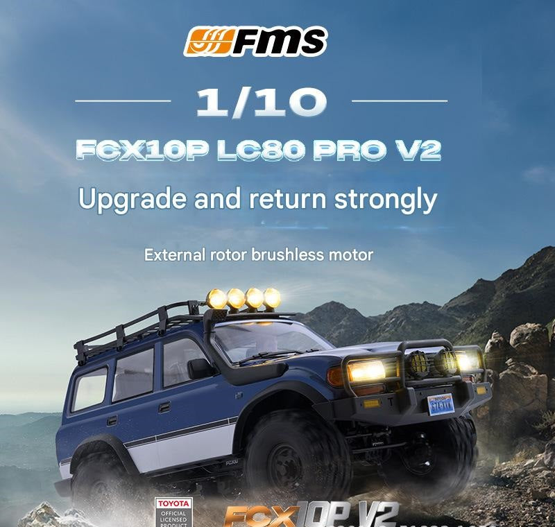 FMS 1/10 LC80 PRO V2 Toyota Off-Road Climbing Car