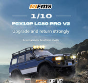 FMS 1/10 LC80 PRO V2 Toyota Off-Road Climbing Car