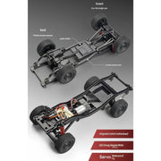 MNRC MN82 RTR 1/12 2.4G 4WD RC Car TOYOTA Land Cruiser LC79 RC Pickup Truck