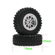 70MM Durable High Grip Tires for Majority MN Models