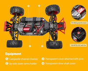 FSR Rebel DB Racing 53608 RC Car 1/10 4WD High-speed 90km/h Desert Off-road Vehicle Rally Car