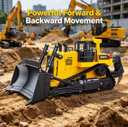 HUINA 1554 1:18 11CH Remote Control Heavy-Duty Bulldozer
