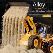 Huina 1552 1:16 11CH RC Loader Bulldozer Alloy Engineering Construction Truck with Lights