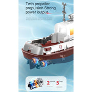 Rescue 1008 1:32 2.4G Scale Mini Remote Control Tugboat