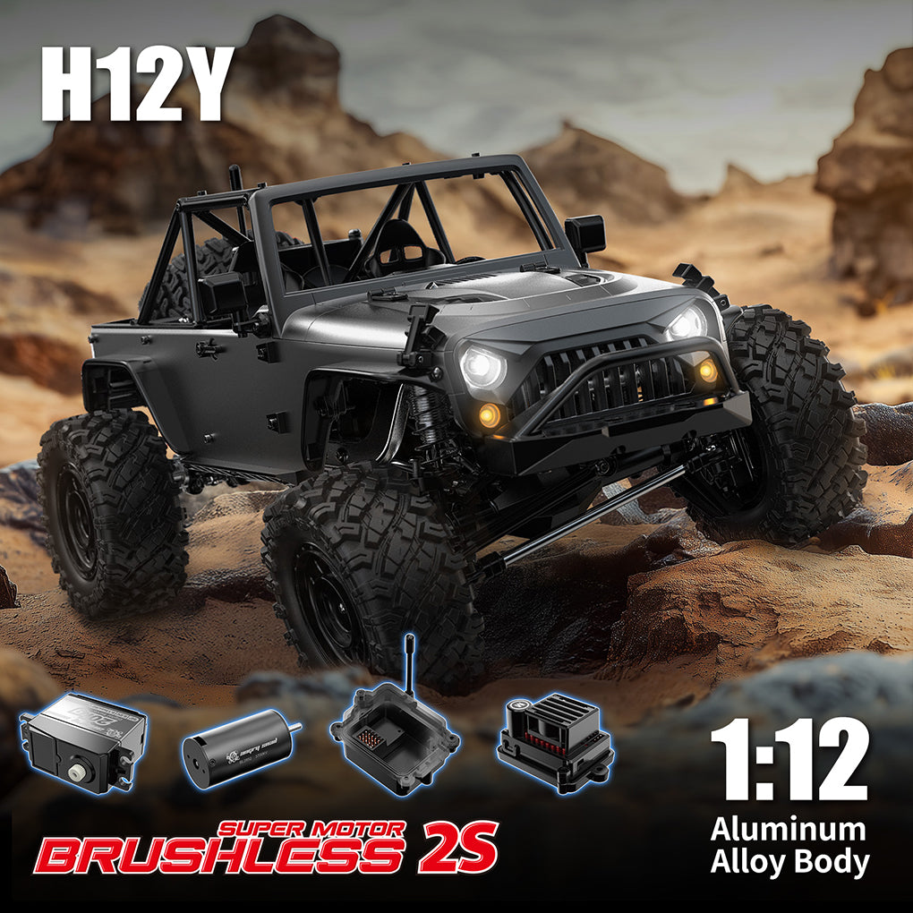 MJX 1:12 H12Y Brushless Electric Remote Control Climbing Off Road Car
