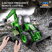 HUINA 1579 1:14 9CH RC Loader Excavator 2 in 1 Construction Vehicle