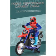 1/10 2.4GHz Electric Remote Control Spray Drift Racing Stunt Motorcycle with Lights