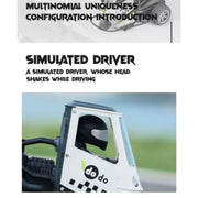 S810 1:16 23KM/H 2.4 GHz 80M Distance Remote Control Dodo Tricycle