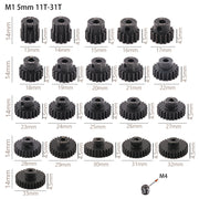 1/8 RC remote control model car metal motor 5MM aperture M1 gear 11T-30T upgrade parts spare parts