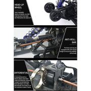 ZD Racing MT8 1/8 RC Car Off-Road 4WD High Speed Racing Remote Control Electric Monster Truck