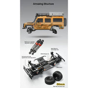 MN111 1:18 Land Rover Defender MNRC RTR 4WD Off-road Climbing Car