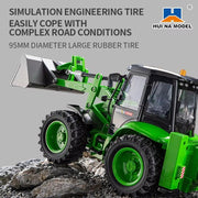 HUINA 1579 1:14 9CH RC Loader Excavator 2 in 1 Construction Vehicle